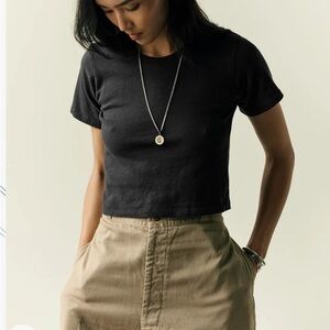 Imogene + Willie the baby tee in faded black  Women's T-Shirt XS New with tag